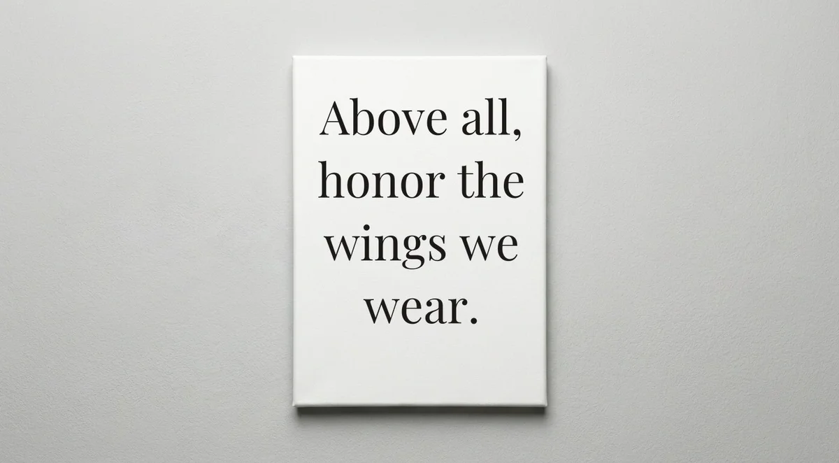 Air Force quote wall art - canvas print