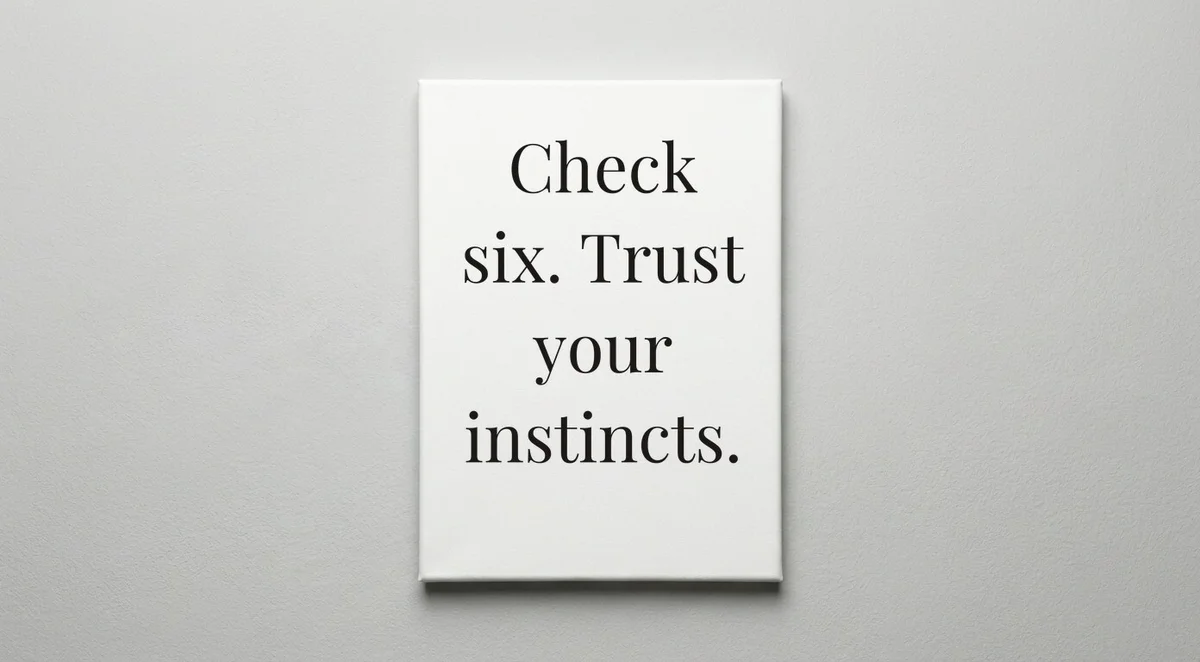 Air Force quote wall art - canvas print