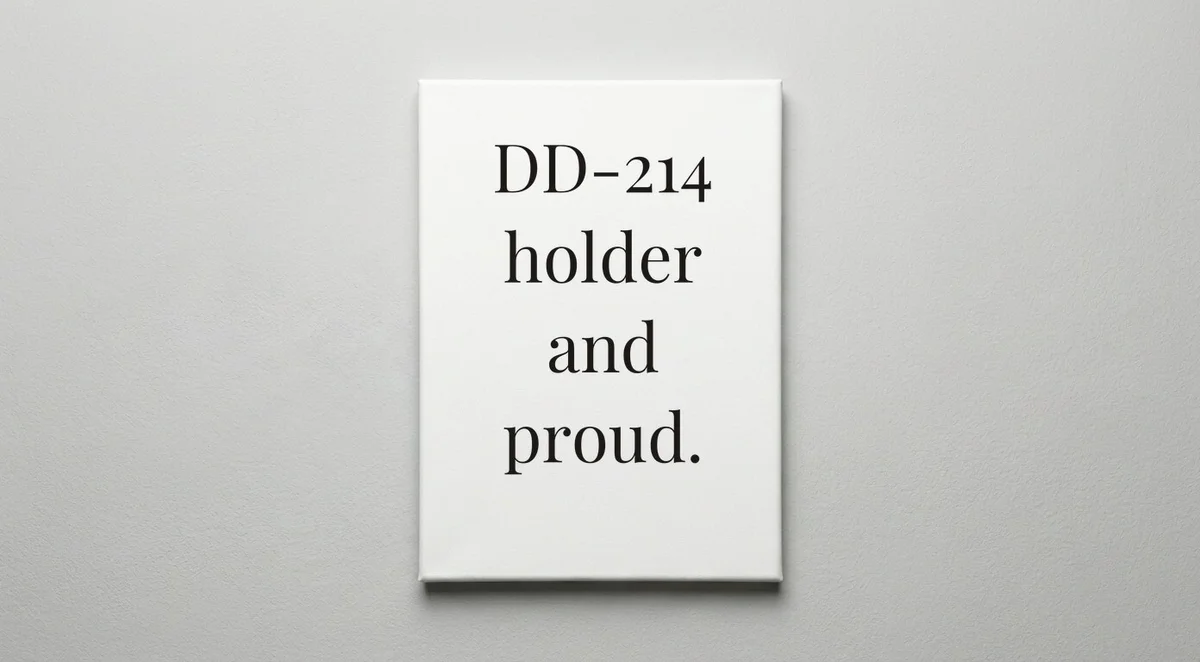 Veteran quote wall art - canvas print