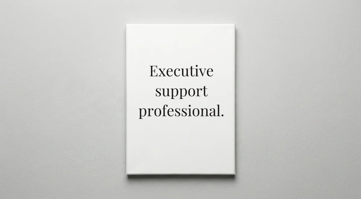 Administrative Assistant quote wall art - canvas print