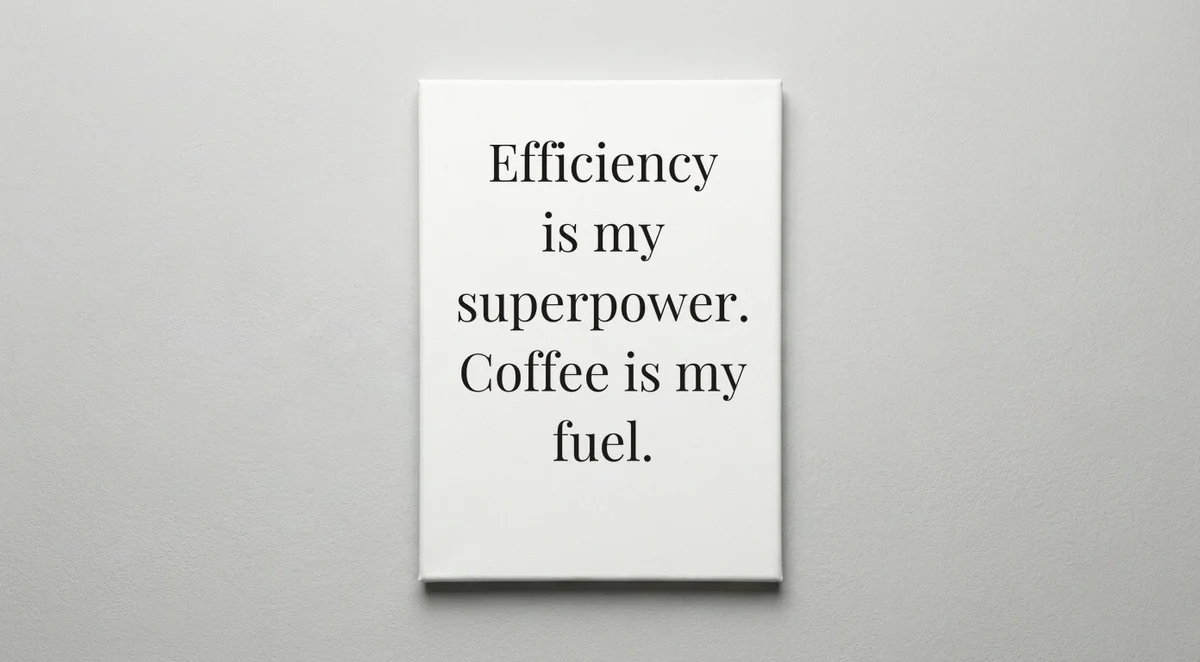 Administrative Assistant quote wall art - canvas print