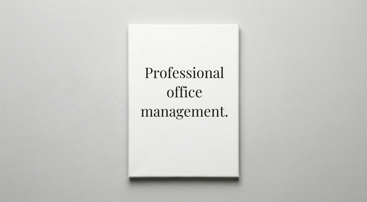 Executive Assistant quote wall art - canvas print