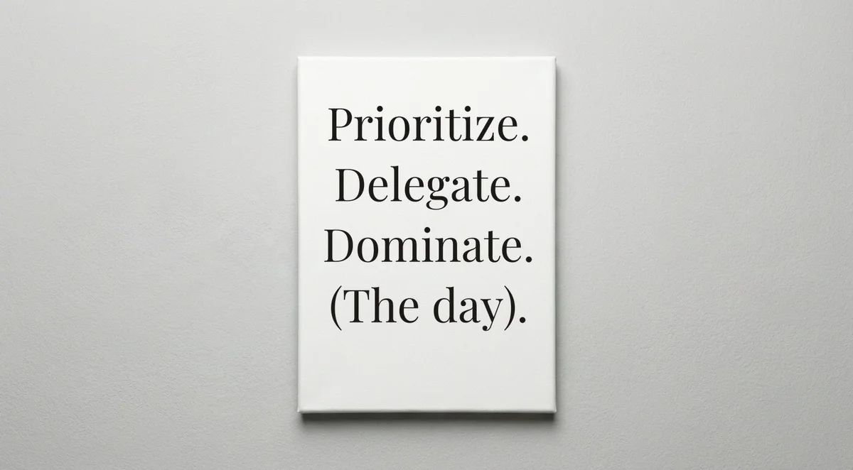 Executive Assistant quote wall art - canvas print