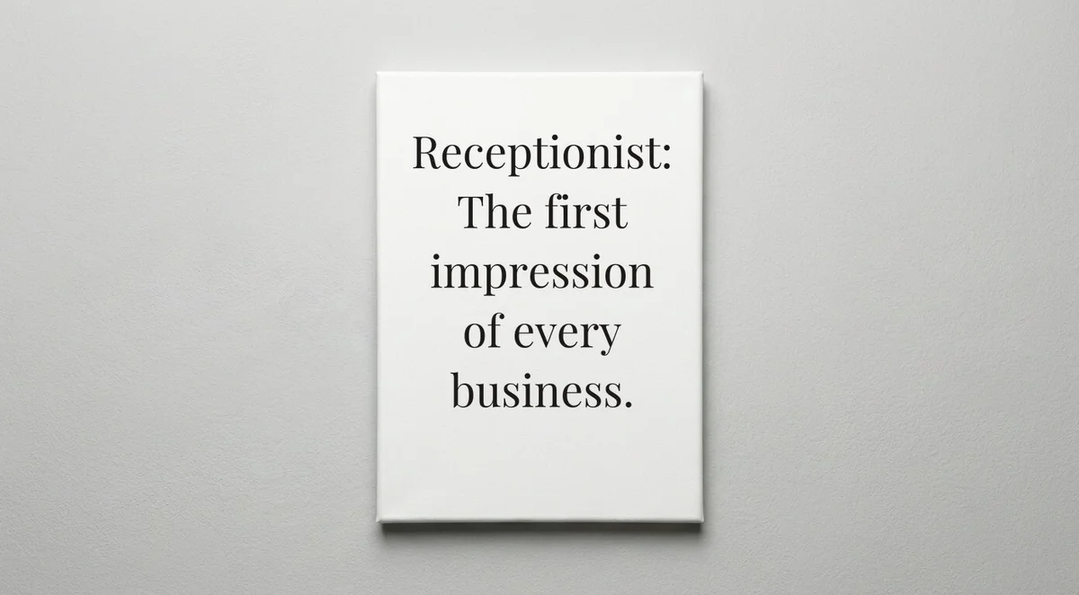Office Manager quote wall art - canvas print