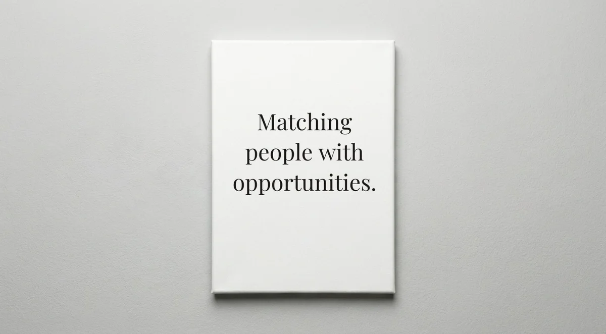 Recruiter quote wall art - canvas print