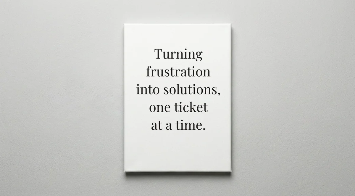 Customer Service Rep quote wall art - canvas print