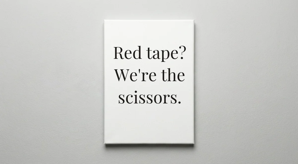 Government Worker quote wall art - canvas print