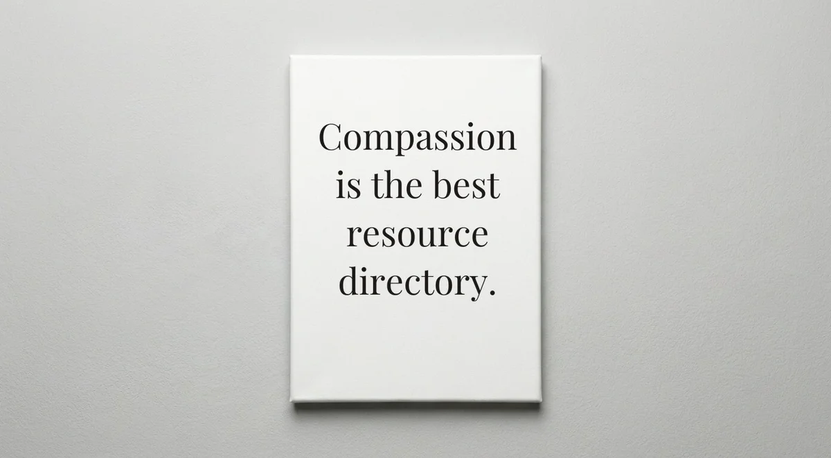 Case Manager quote wall art - canvas print