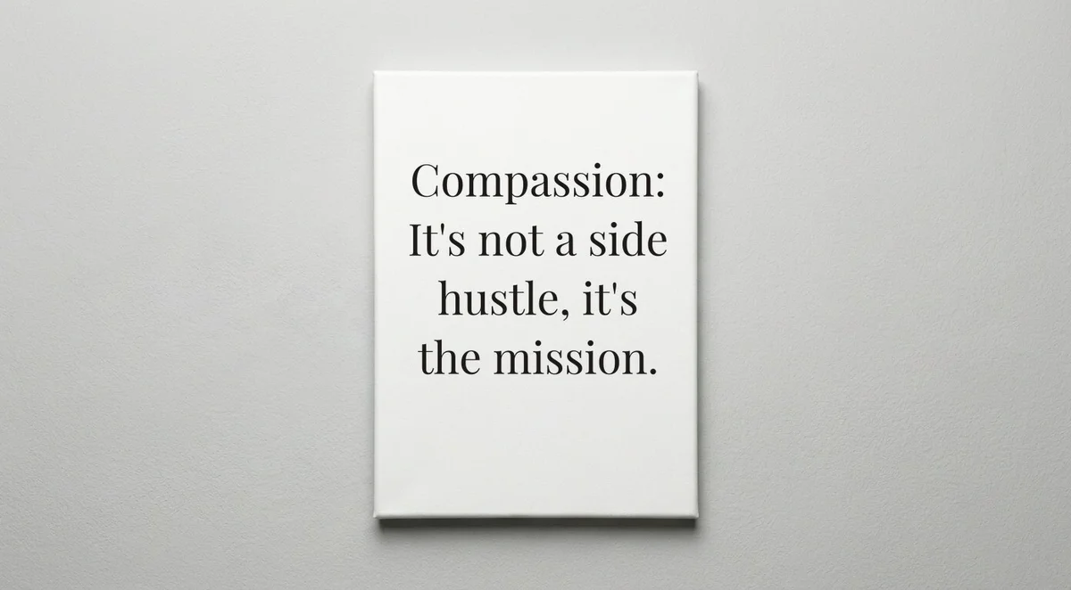 Non-Profit Worker quote wall art - canvas print