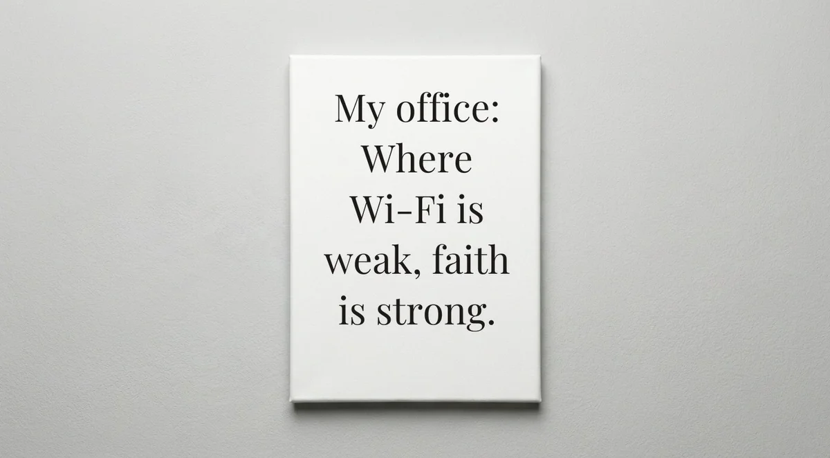 Pastor quote wall art - canvas print