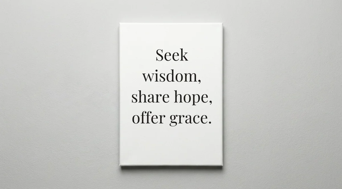 Pastor quote wall art - canvas print