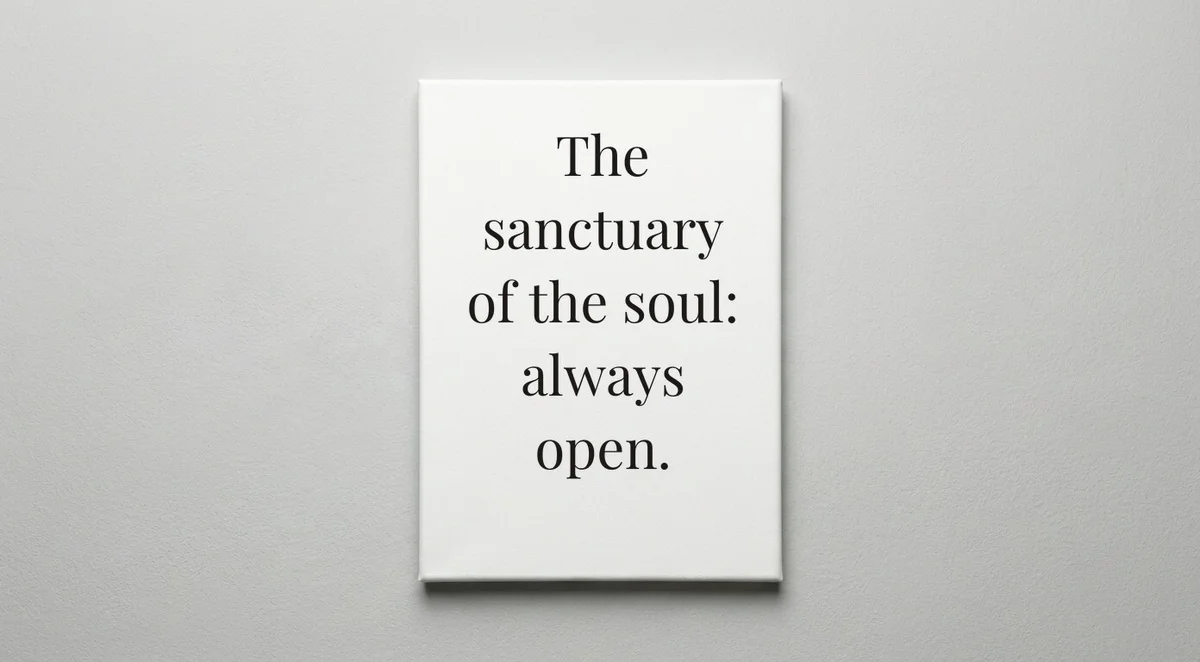 Priest quote wall art - canvas print