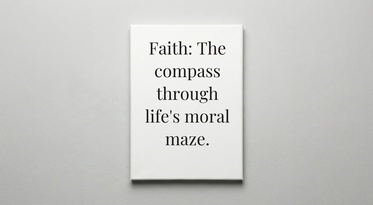 Priest quote wall art - canvas print