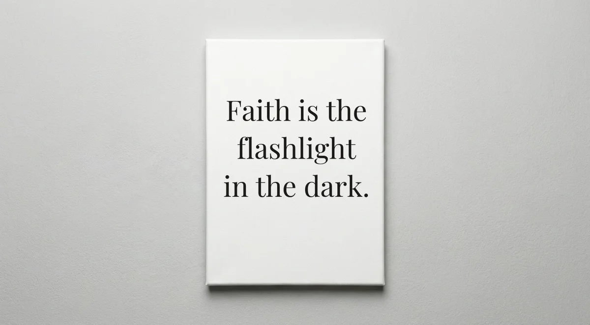 Minister quote wall art - canvas print