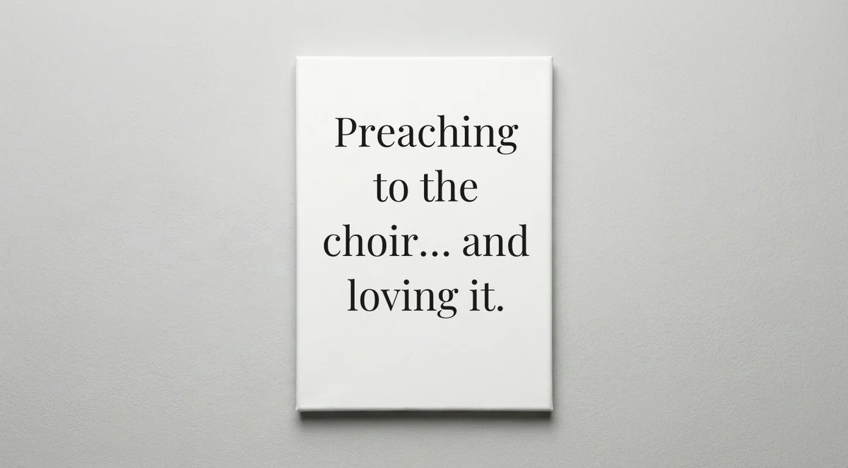 Minister quote wall art - canvas print