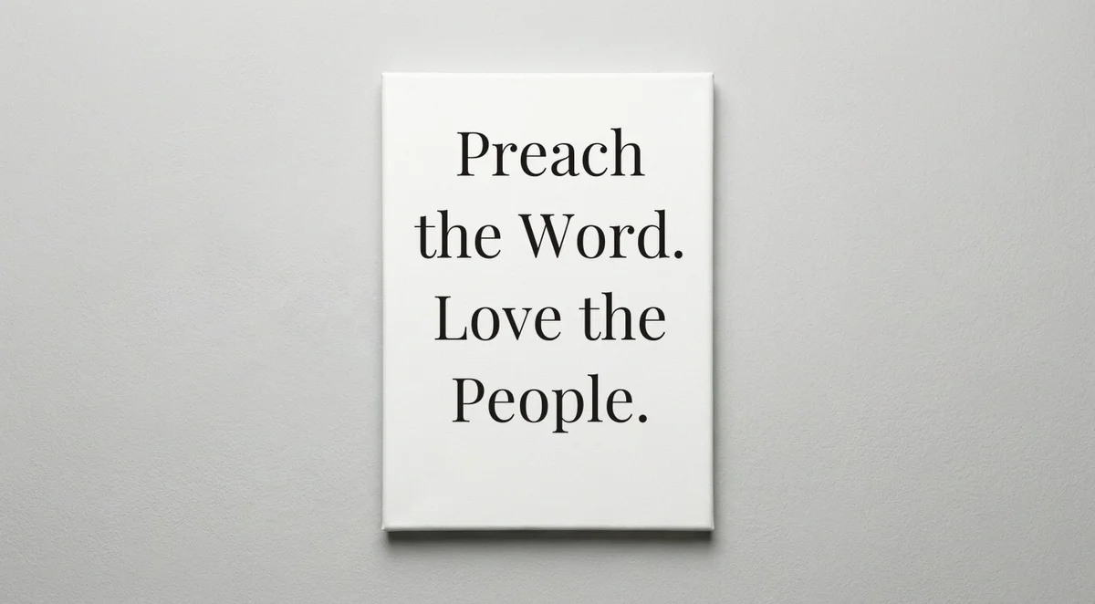 Minister quote wall art - canvas print