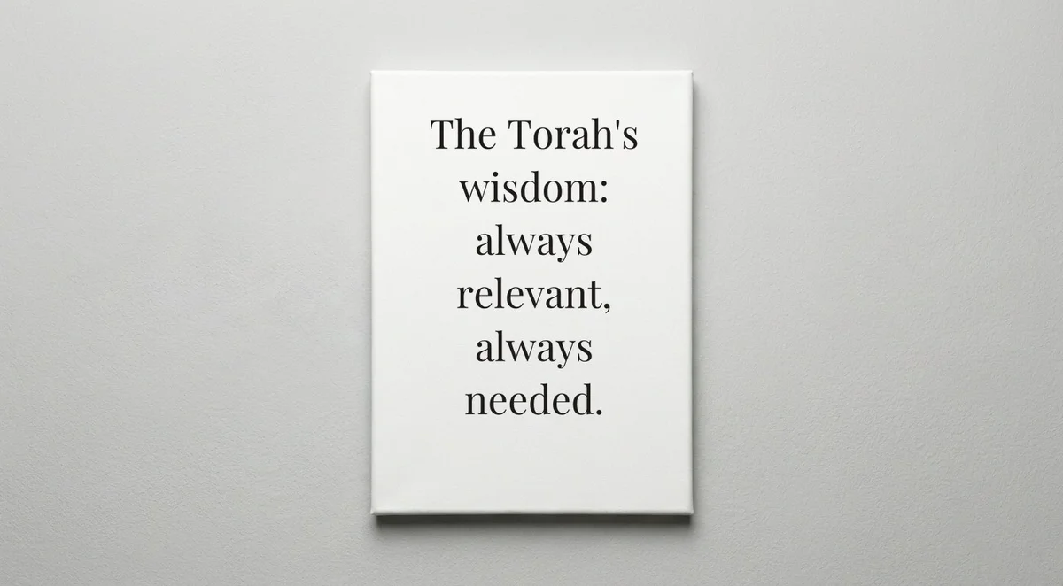 Rabbi quote wall art - canvas print