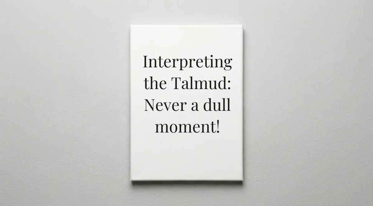 Rabbi quote wall art - canvas print