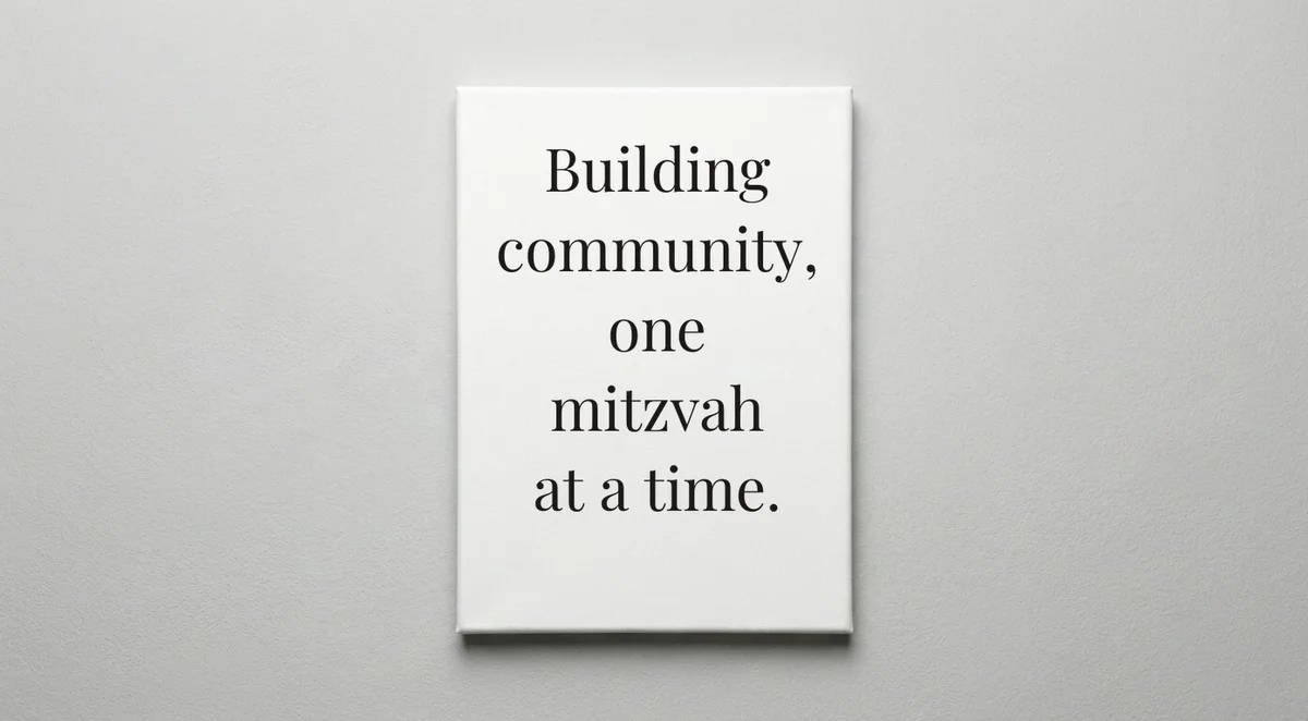 Rabbi quote wall art - canvas print