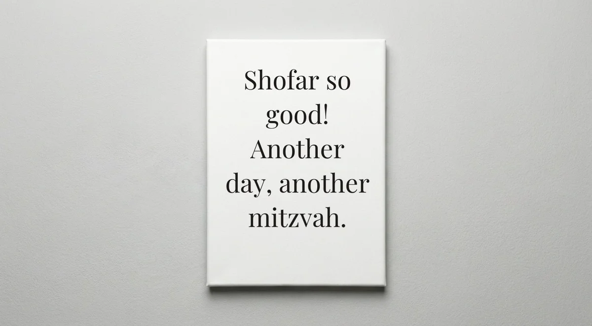 Rabbi quote wall art - canvas print
