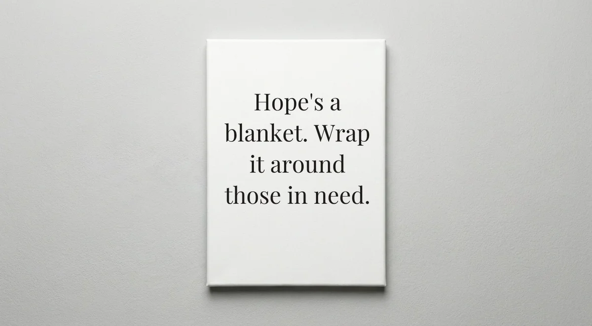 Chaplain quote wall art - canvas print