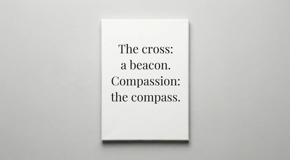 Chaplain quote wall art - canvas print