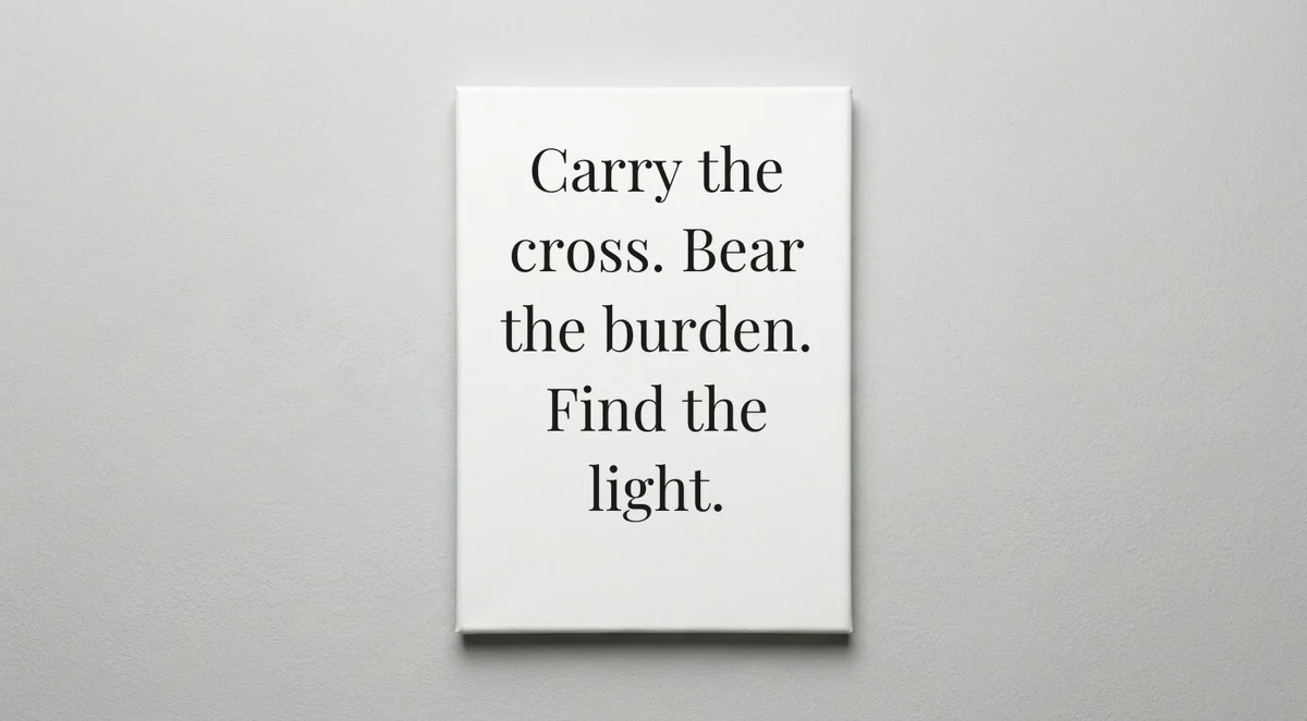 Chaplain quote wall art - canvas print