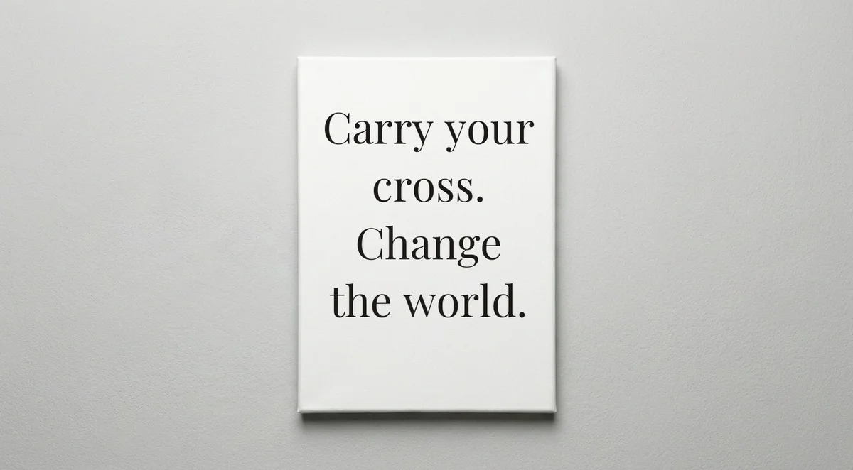 Missionary quote wall art - canvas print