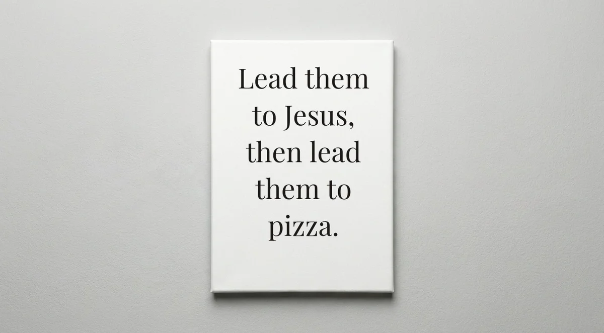 Youth Pastor quote wall art - canvas print