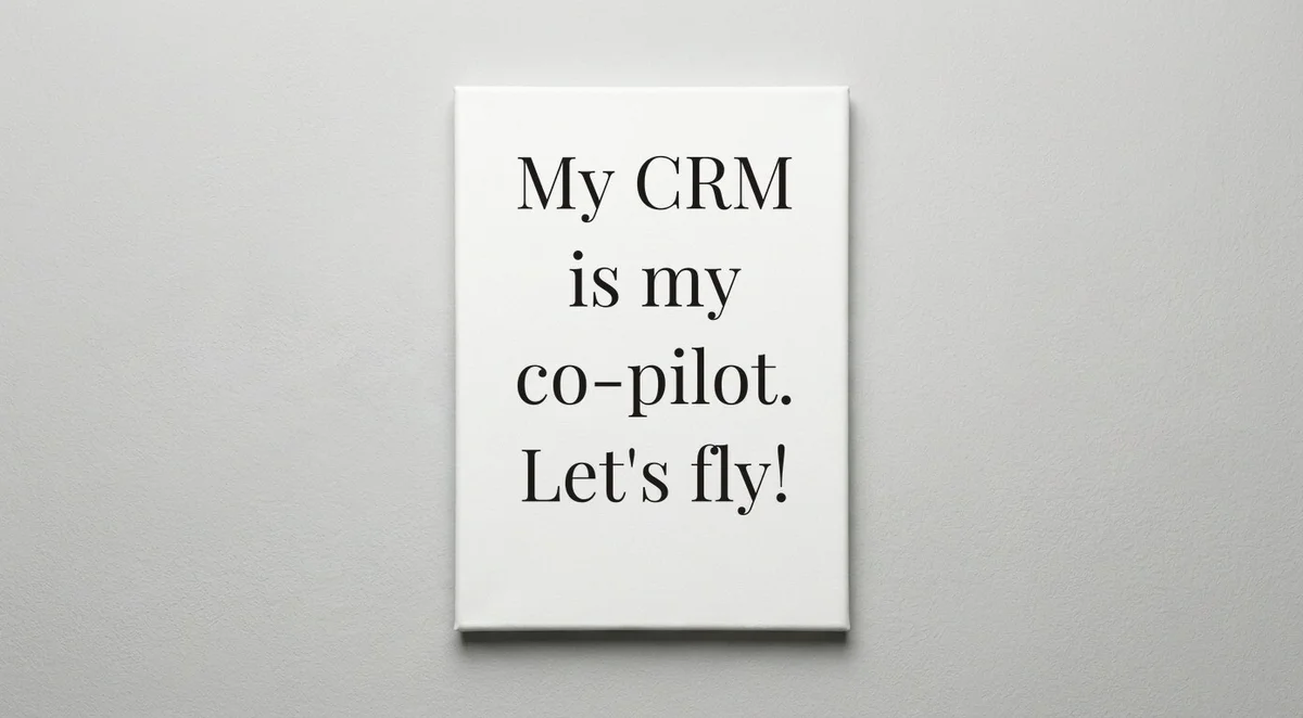 Sales Representative quote wall art - canvas print