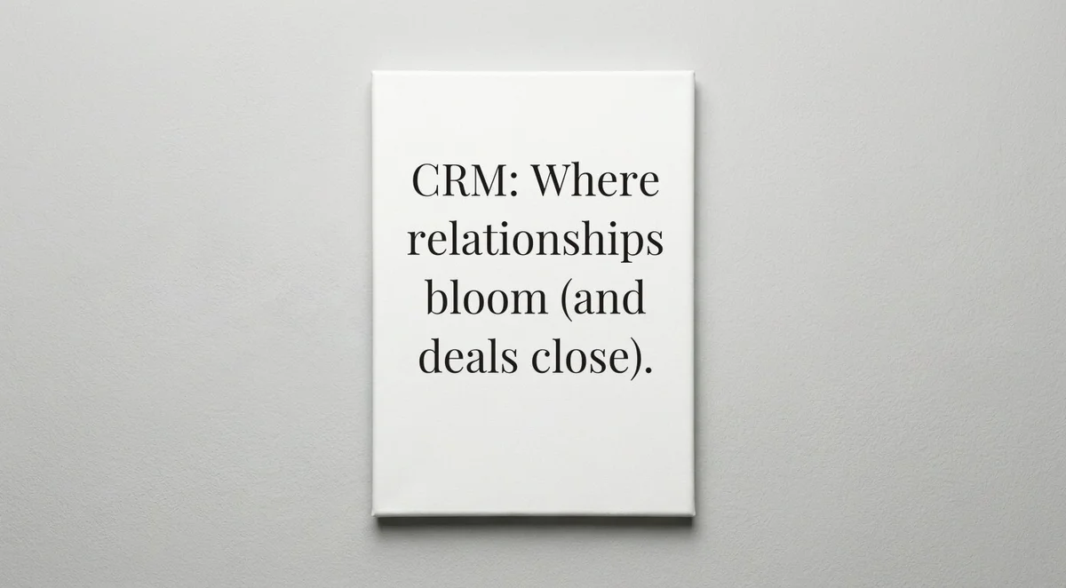 Account Manager quote wall art - canvas print