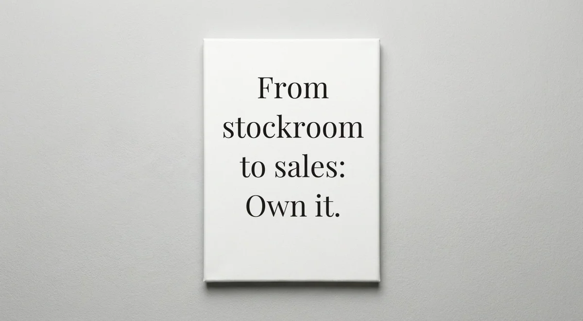 Store Manager quote wall art - canvas print