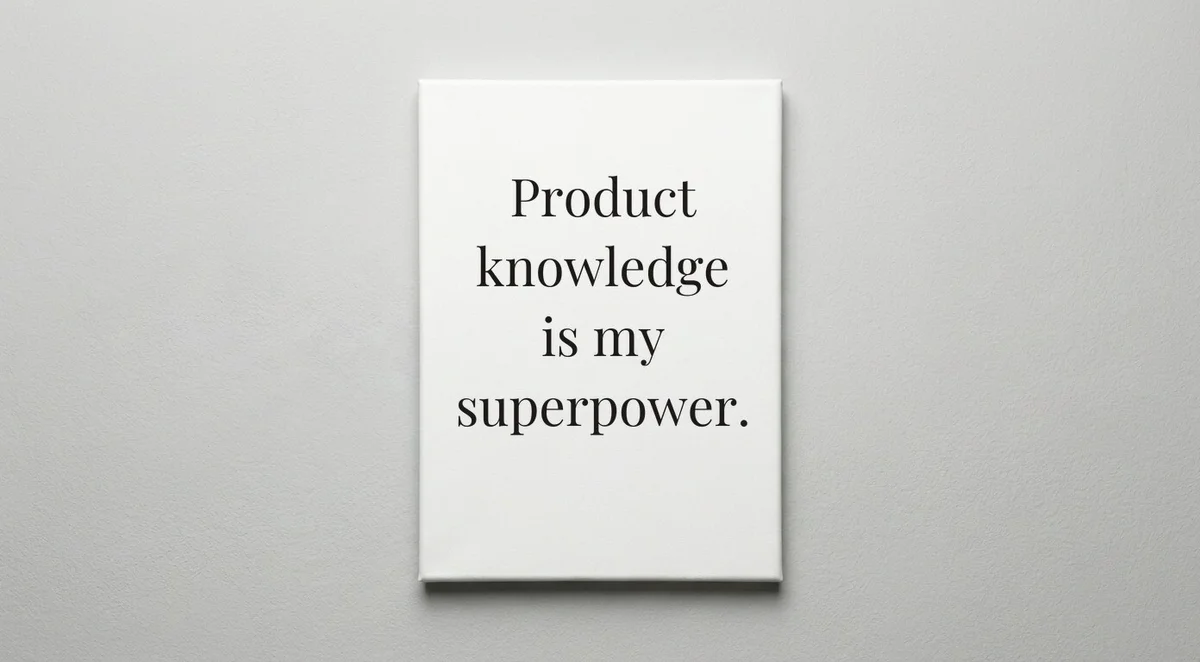 Retail Associate quote wall art - canvas print