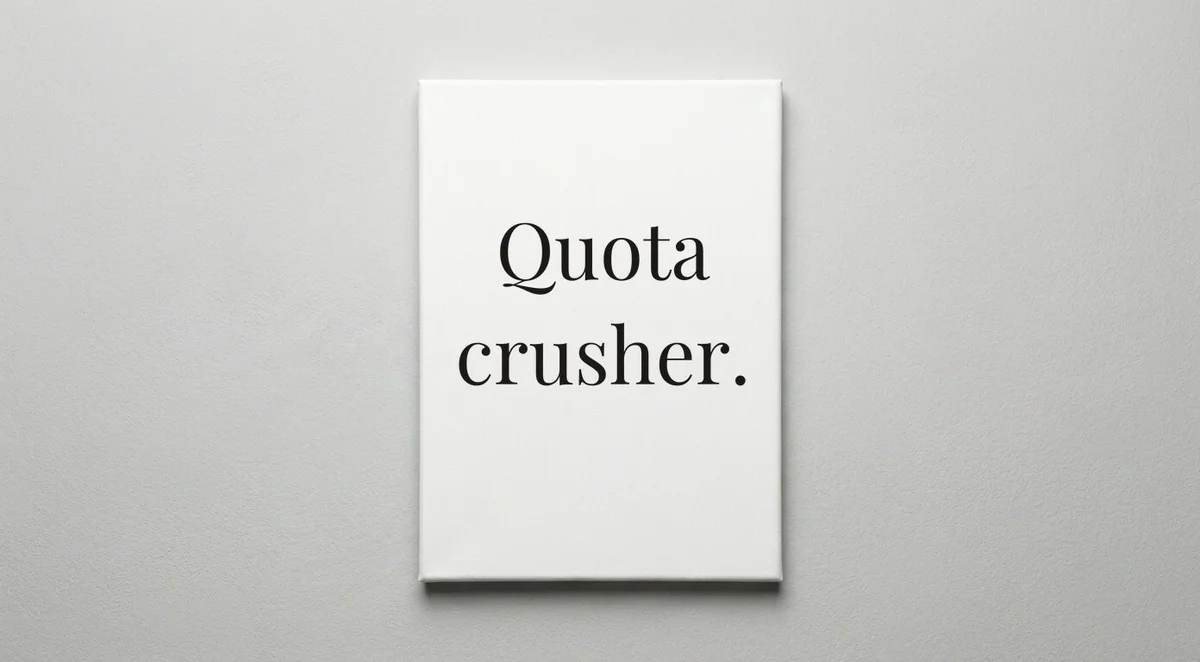 Buyer quote wall art - canvas print