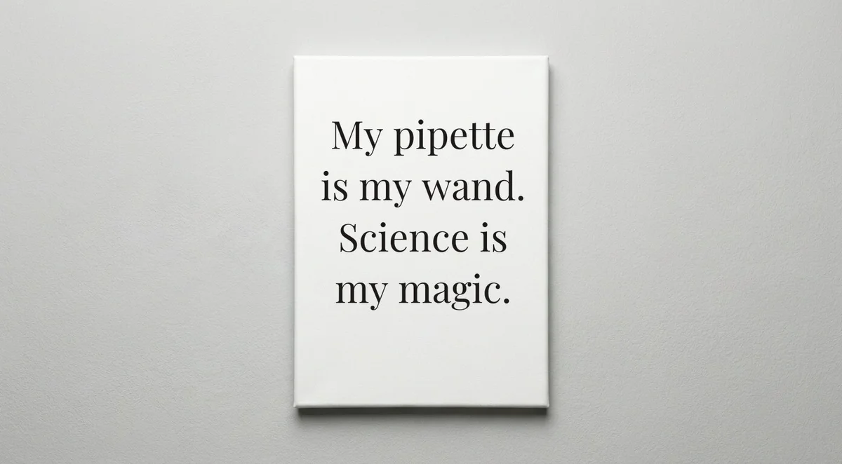 Scientist quote wall art - canvas print
