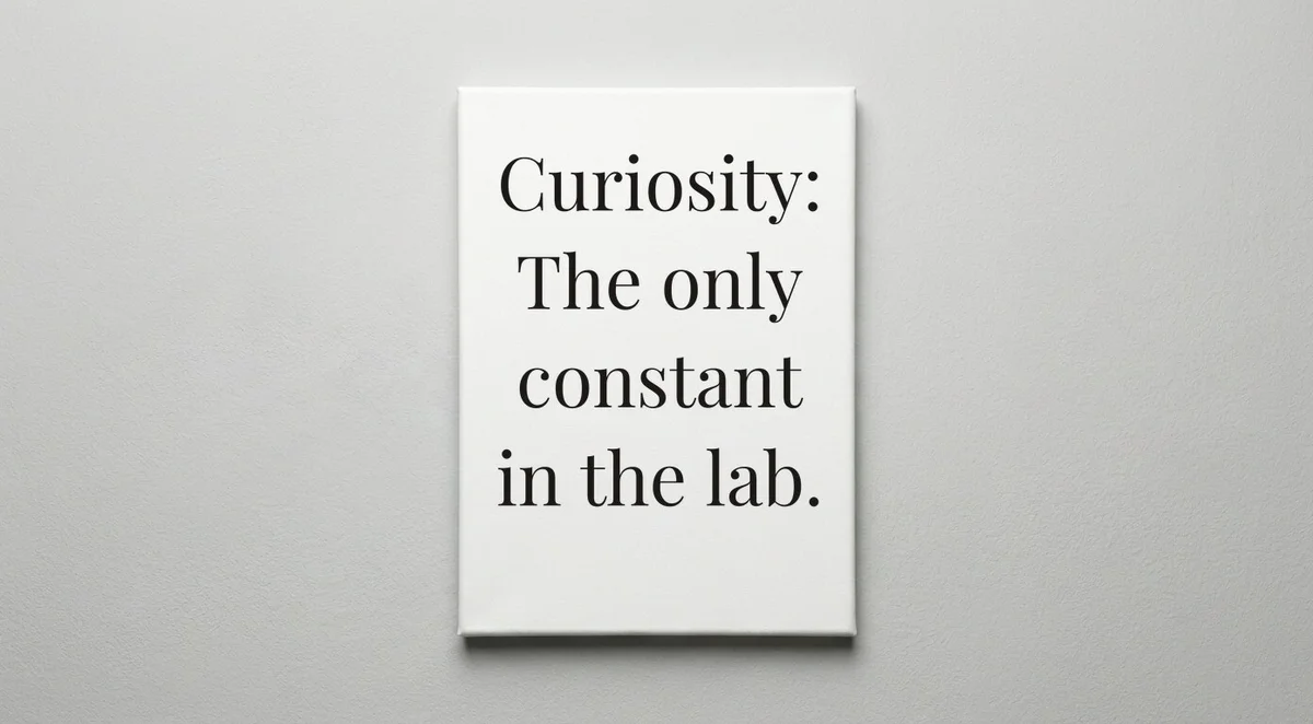 Scientist quote wall art - canvas print