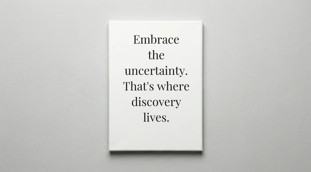 Scientist quote wall art - canvas print