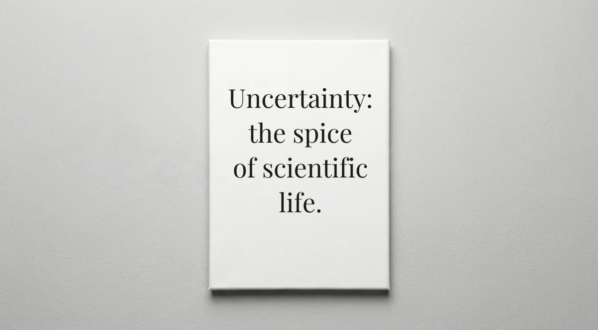 Researcher quote wall art - canvas print