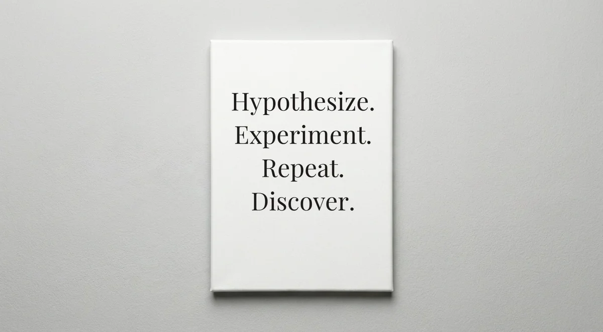 Researcher quote wall art - canvas print