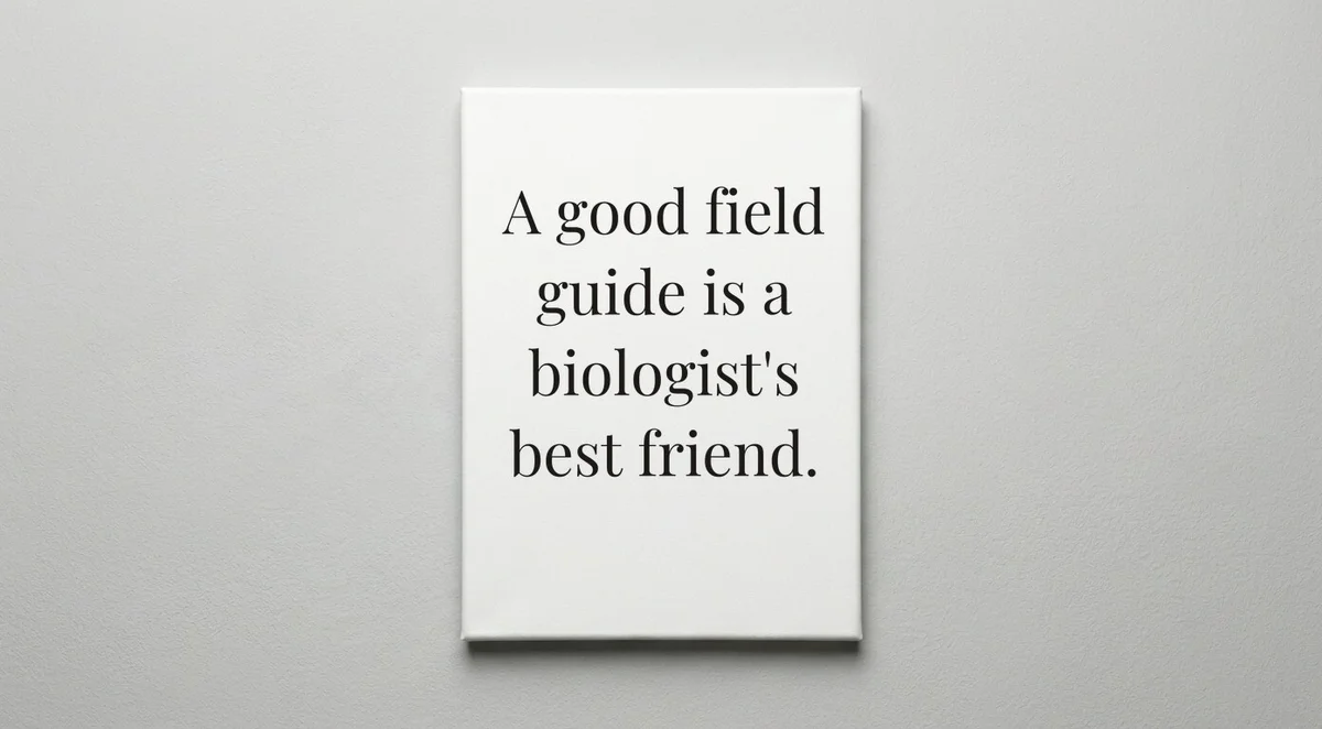 Biologist quote wall art - canvas print