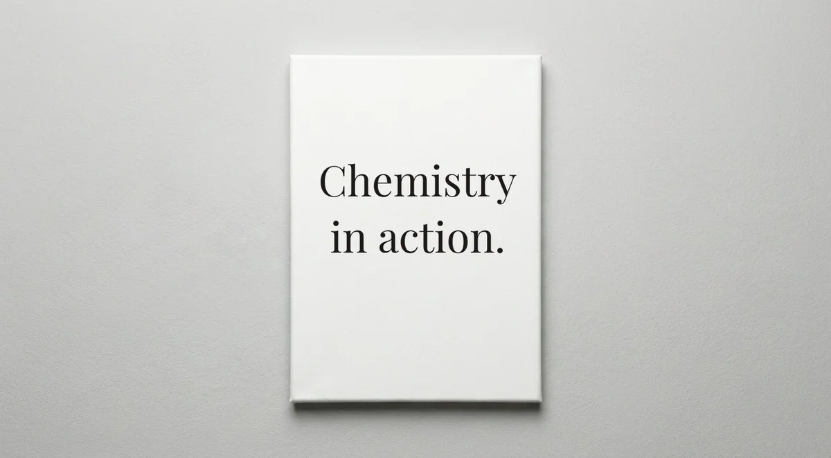 Chemist quote wall art - canvas print