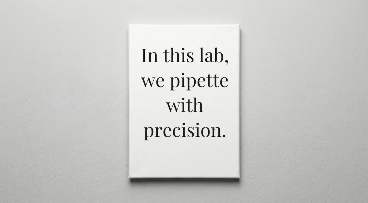 Chemist quote wall art - canvas print