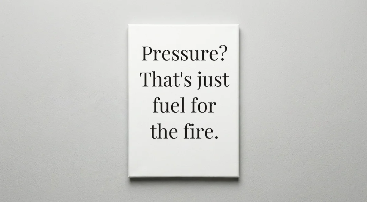 Professional Athlete quote wall art - canvas print