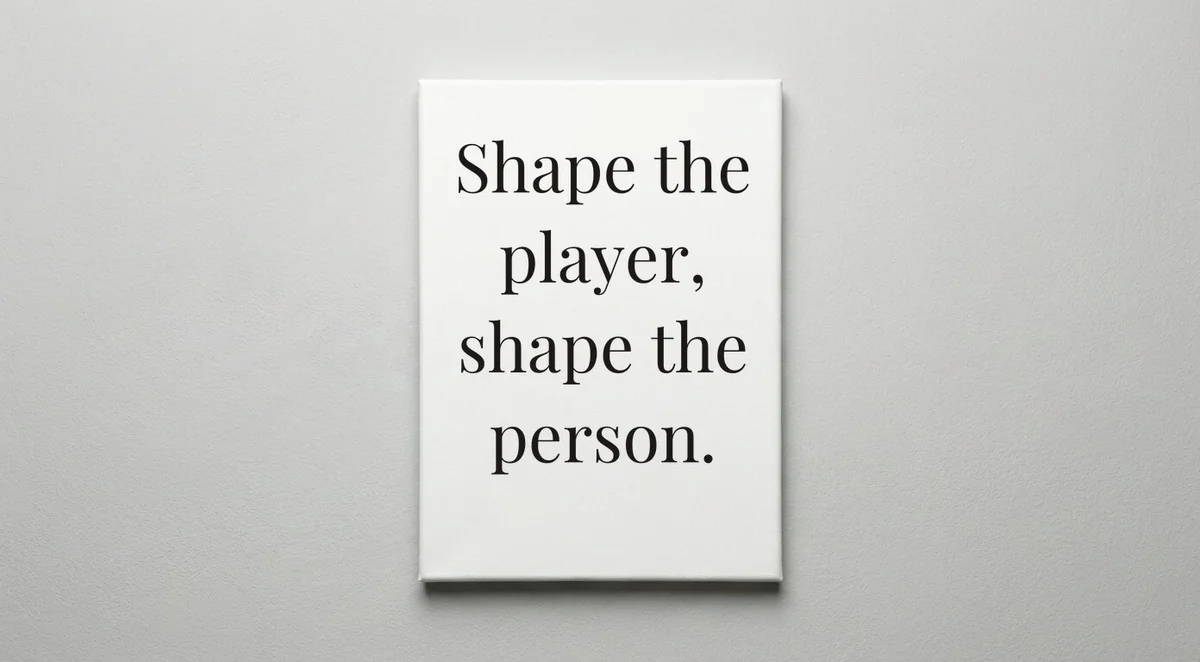 Sports Coach quote wall art - canvas print