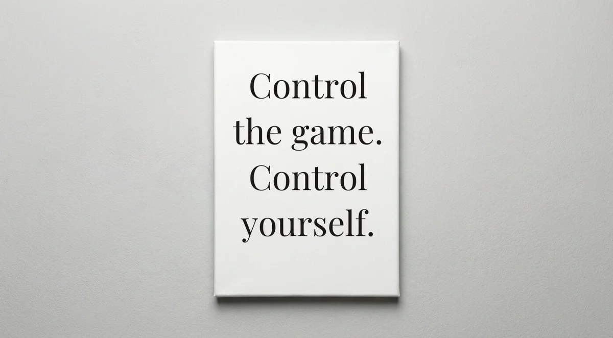 Referee quote wall art - canvas print