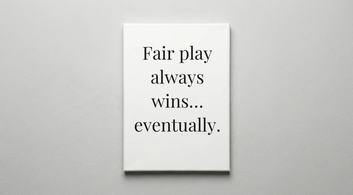 Referee quote wall art - canvas print