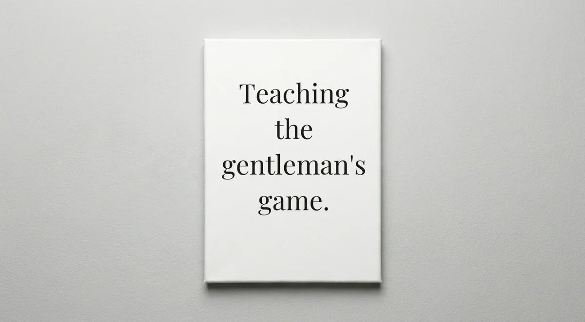 Golf Pro quote wall art - canvas print