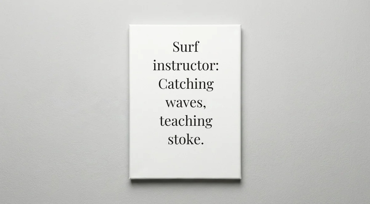 Ski Instructor quote wall art - canvas print