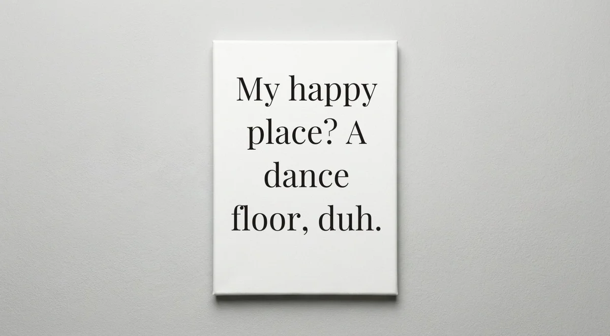 Dance Instructor quote wall art - canvas print
