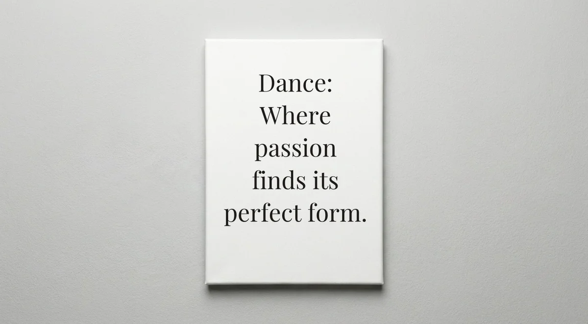 Dance Instructor quote wall art - canvas print